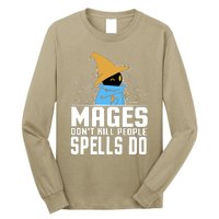 Mages Don't Kill People Spells Do Halloween Long Sleeve Shirt