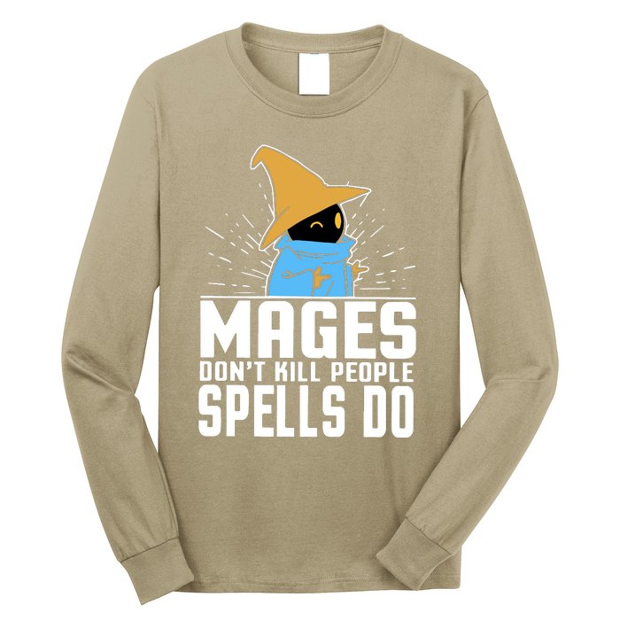 Mages Don't Kill People Spells Do Halloween Long Sleeve Shirt