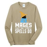 Mages Don't Kill People Spells Do Halloween Tall Long Sleeve T-Shirt