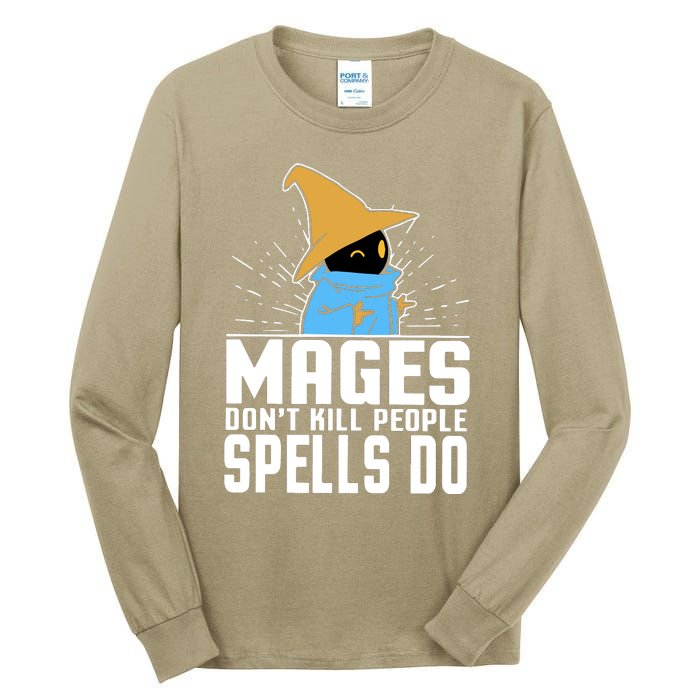 Mages Don't Kill People Spells Do Halloween Tall Long Sleeve T-Shirt