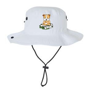 Meditating Dog Lover Yoga Corgi Dog Meditation Great Gift Legacy Cool Fit Booney Bucket Hat