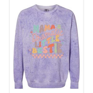 Mamas Dramatic Little Bestie Colorblast Crewneck Sweatshirt