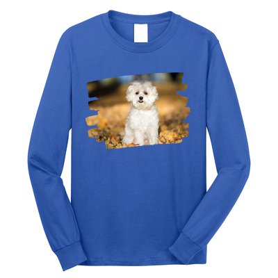 Maltese Dog Lover Gift Long Sleeve Shirt