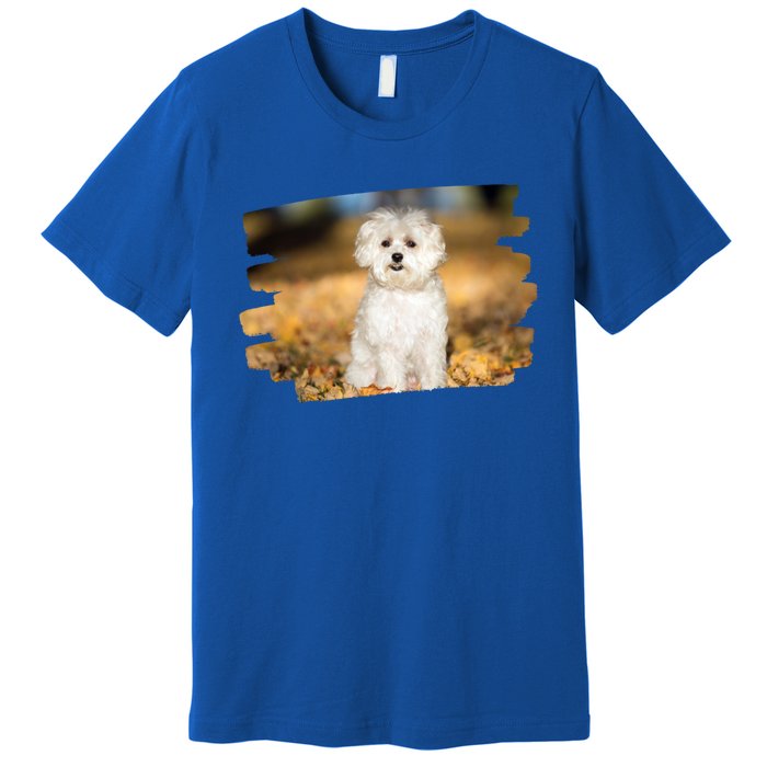 Maltese Dog Lover Gift Premium T-Shirt