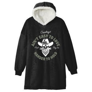 Mamas DonT Let Your Babies Grow Up To Be Cowboys Country Hooded Wearable Blanket