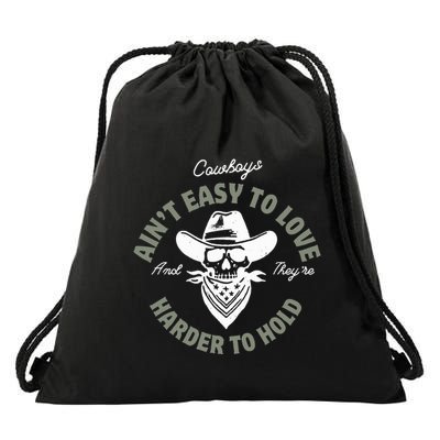 Mamas DonT Let Your Babies Grow Up To Be Cowboys Country Drawstring Bag