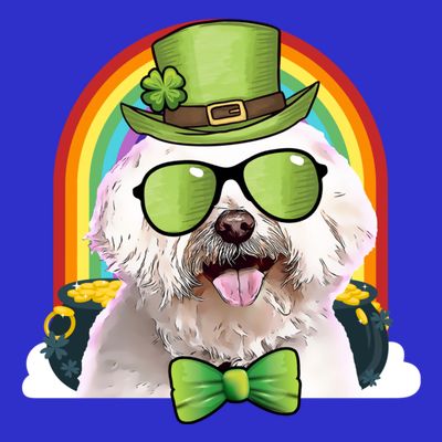 Maltese Dog Leprechaun Funny St Patricks Day Great Gift T-Shirt