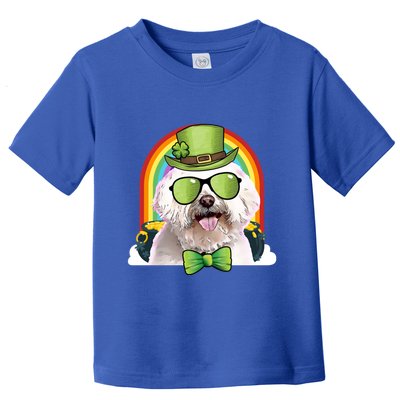 Maltese Dog Leprechaun Funny St Patricks Day Great Gift Toddler T-Shirt