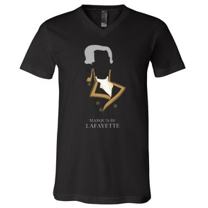 Marquis De Lafayette V-Neck T-Shirt