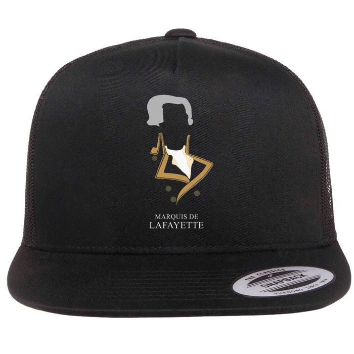 Marquis De Lafayette Flat Bill Trucker Hat