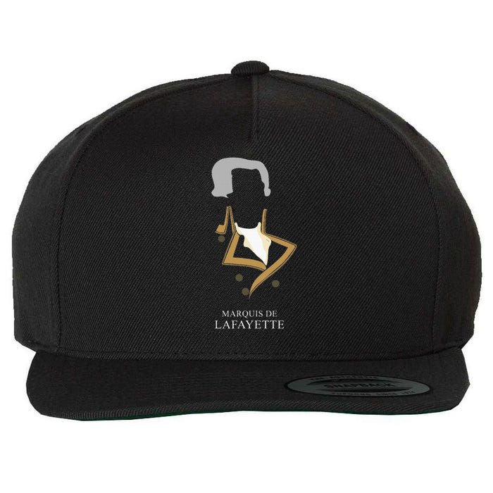 Marquis De Lafayette Wool Snapback Cap