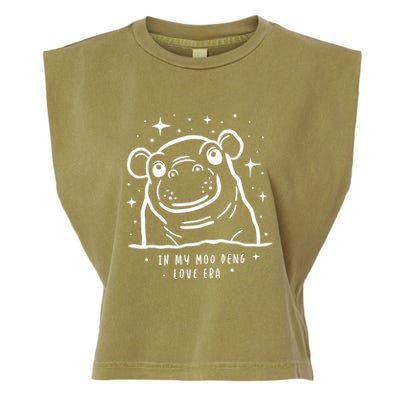 Moo Deng Love Era Minimalist Garment-Dyed Women's Muscle Tee