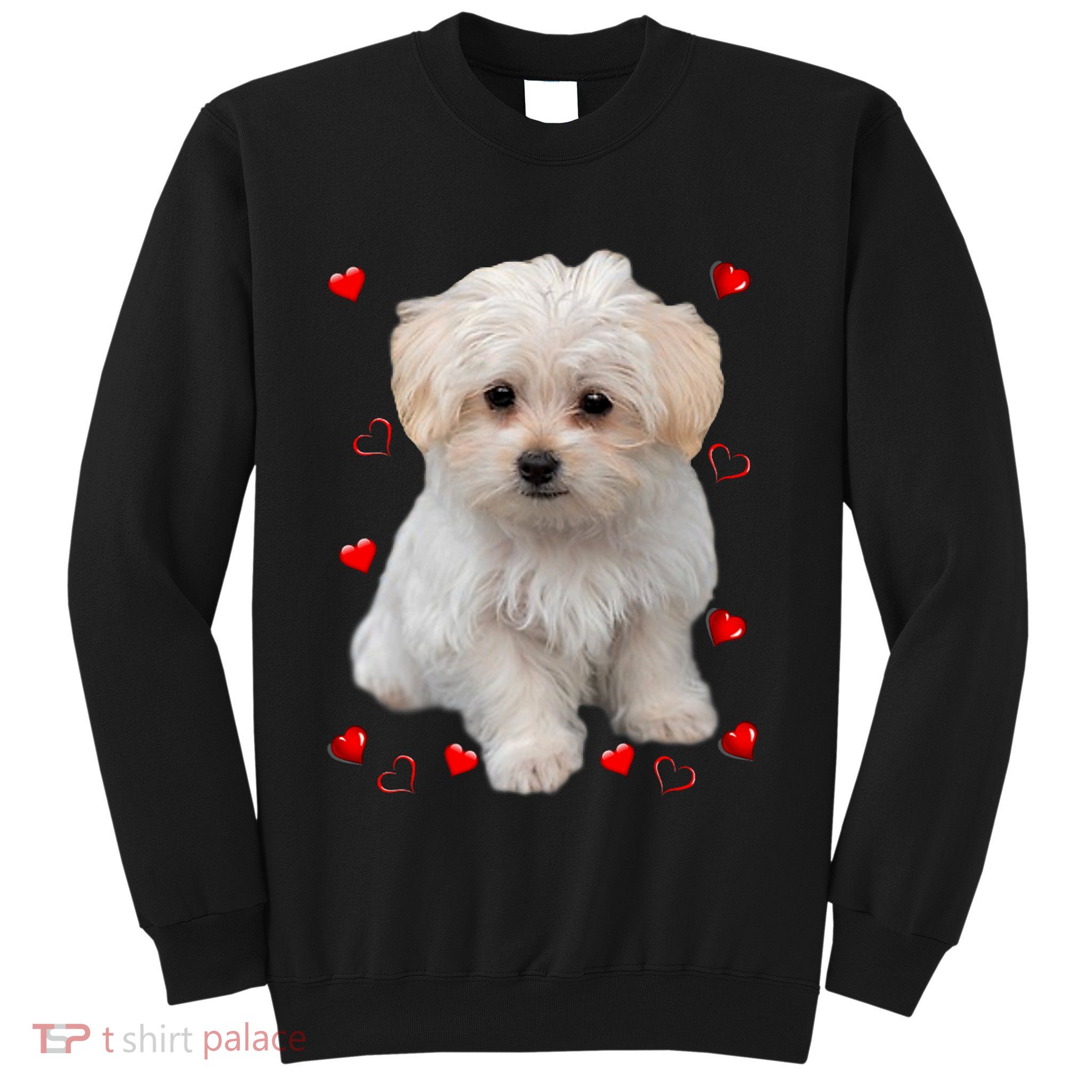 Maltese Dog Lover Dogs Puppies Owners Design Sweatshirt