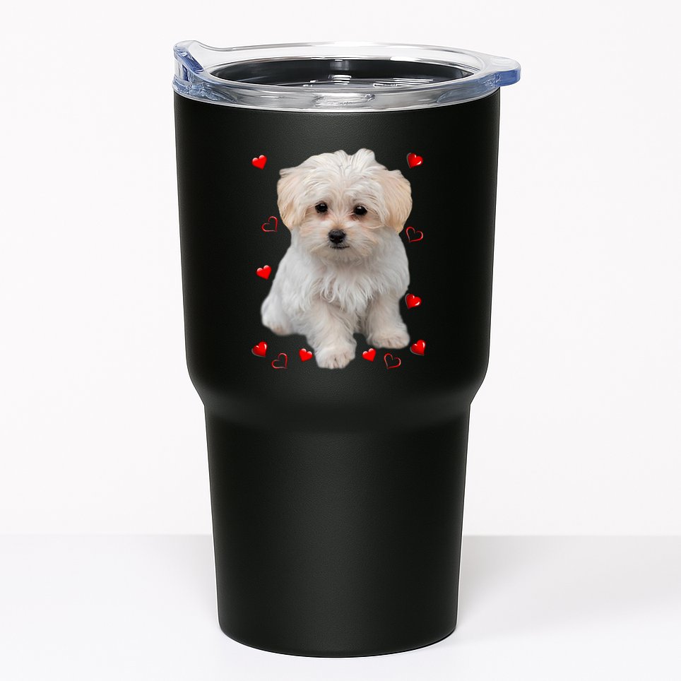 Maltese Dog Lover Dogs Puppies Owners Design Tumbler