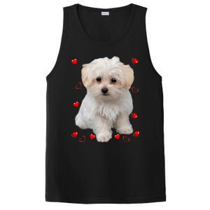 Maltese Dog Lover Dogs Puppies Owners Design PosiCharge Competitor Tank