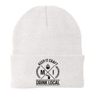 Michigan Drink Local IN Brewery Brewmaster Craft Beer Brewer Knit Cap Winter Beanie