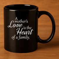 Mother's Day Love Quote 11oz C Handle Ceramic Mug