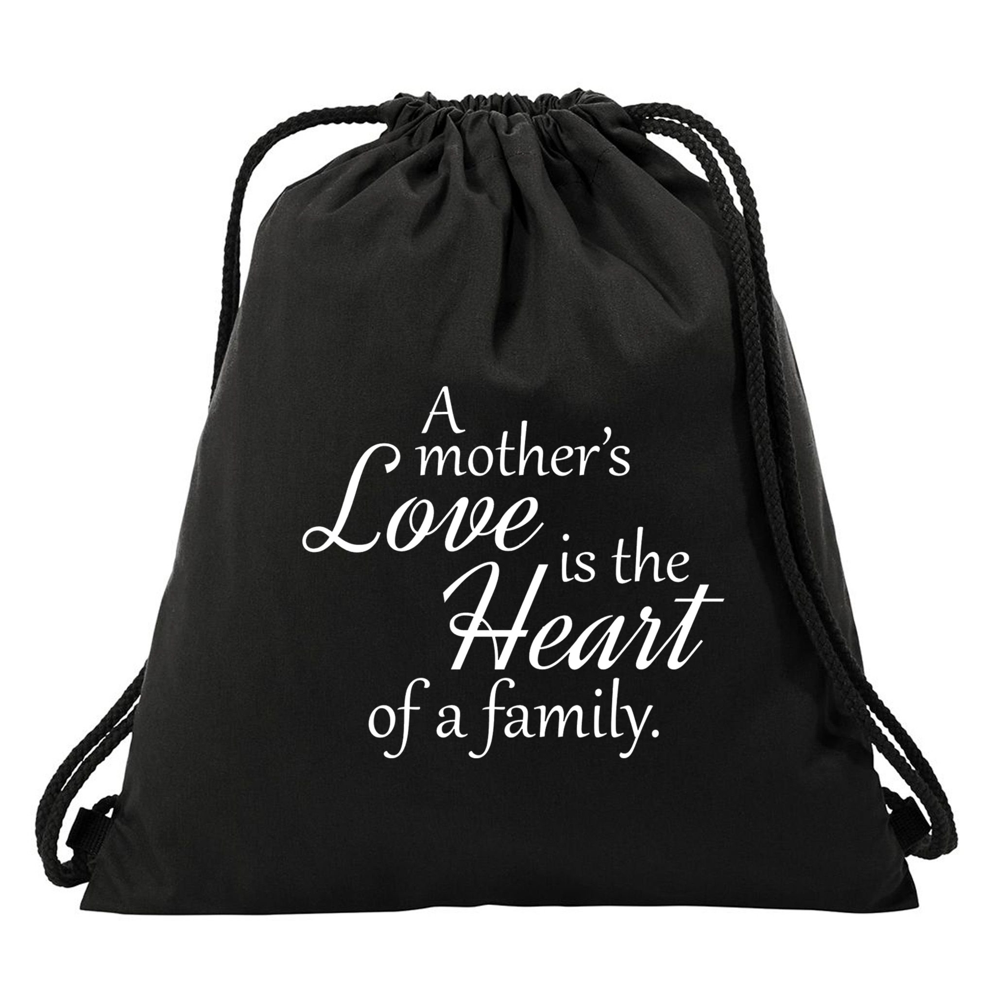 Mother's Day Love Quote Drawstring Bag