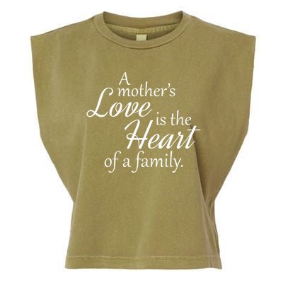 Mother's Day Love Quote Garment-Dyed Women's Muscle Tee