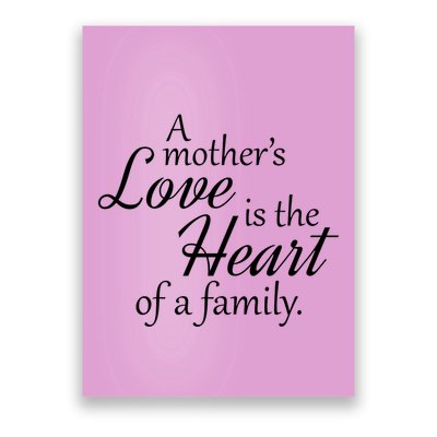 Mother's Day Love Quote Poster