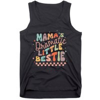 MamaS Dramatic Little Bestie Retro Groovy MamaS Girl Cute Tank Top