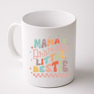 MamaS Dramatic Little Bestie Retro Groovy MamaS Girl Cute Coffee Mug