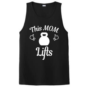 Mother's Day Lifting Workout Kettlebell This Mom Lifts Gift PosiCharge Competitor Tank