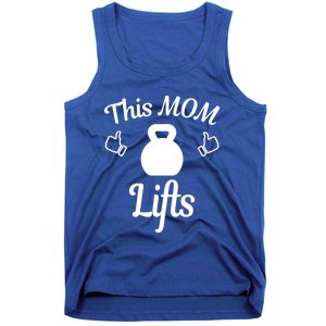 Mother's Day Lifting Workout Kettlebell This Mom Lifts Gift Tank Top