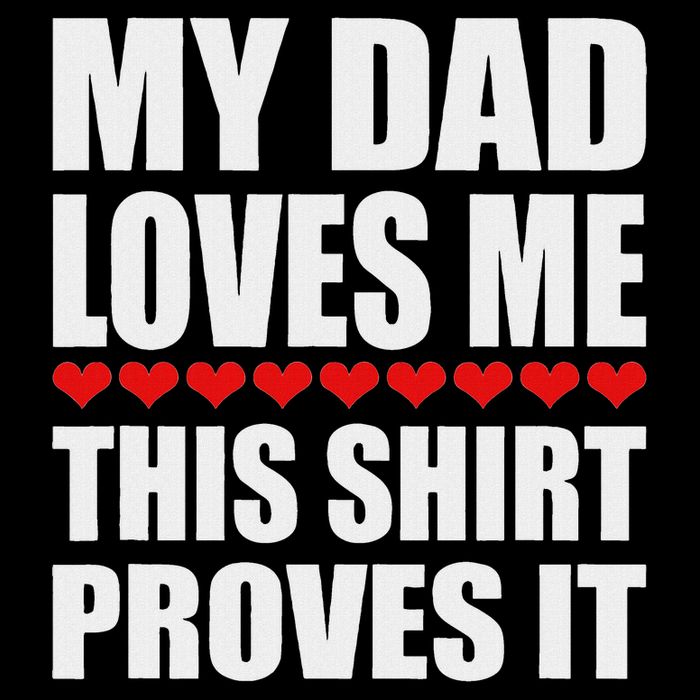 My Dad Loves Me This Proves It Funny Parent Saying Drawstring Bag