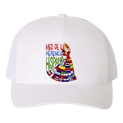 Mes De La Herencia Hispana Hispanic Heritage Month Yupoong Adult 5-Panel Trucker Hat