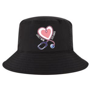 Lovely Mom Cute Nurse Heart Stethoscope Mother's Day  Gift Cool Comfort Performance Bucket Hat