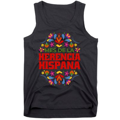 Mes De La Herencia Hispana Hispanic Heritage Month Tank Top