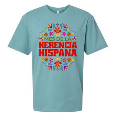 Mes De La Herencia Hispana Hispanic Heritage Month Sueded Cloud Jersey T-Shirt