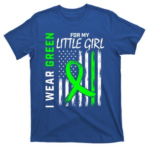 Mom Dad Little Daughter Cerebral Palsy Awareness Flag Gift T-Shirt