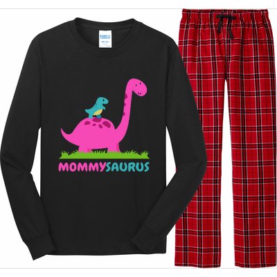 Mommysaurus Dinosaur Mommy Mama Saurus Mother's Day Long Sleeve Pajama Set