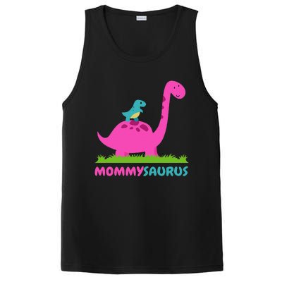 Mommysaurus Dinosaur Mommy Mama Saurus Mother's Day PosiCharge Competitor Tank