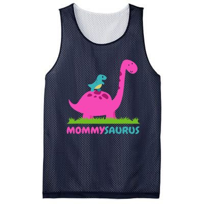 Mommysaurus Dinosaur Mommy Mama Saurus Mother's Day Mesh Reversible Basketball Jersey Tank