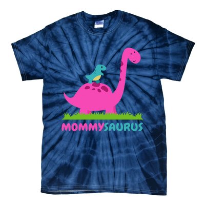 Mommysaurus Dinosaur Mommy Mama Saurus Mother's Day Tie-Dye T-Shirt