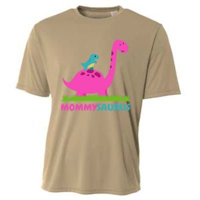 Mommysaurus Dinosaur Mommy Mama Saurus Mother's Day Cooling Performance Crew T-Shirt