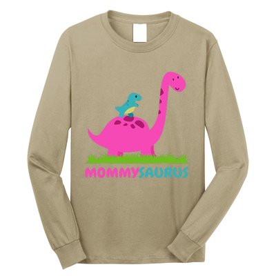 Mommysaurus Dinosaur Mommy Mama Saurus Mother's Day Long Sleeve Shirt