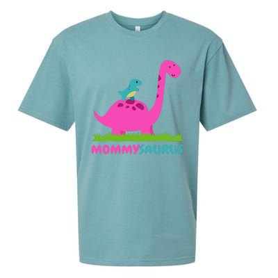 Mommysaurus Dinosaur Mommy Mama Saurus Mother's Day Sueded Cloud Jersey T-Shirt