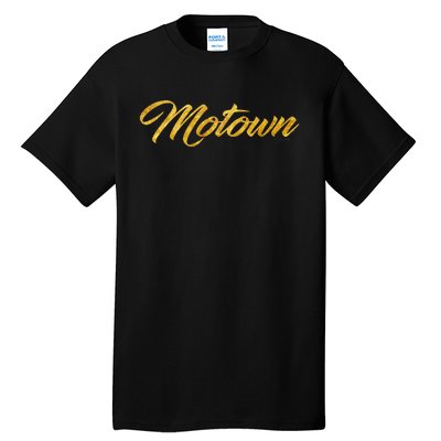 Motown  Detroit Michigan Motor City Music Tall T-Shirt