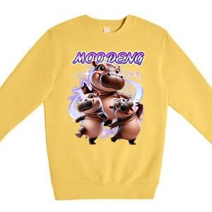 Moo Deng Premium Crewneck Sweatshirt