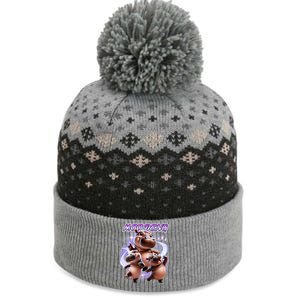 Moo Deng The Baniff Cuffed Pom Beanie