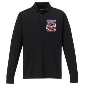 Moo Deng Performance Long Sleeve Polo