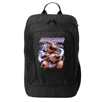 Moo Deng City Backpack