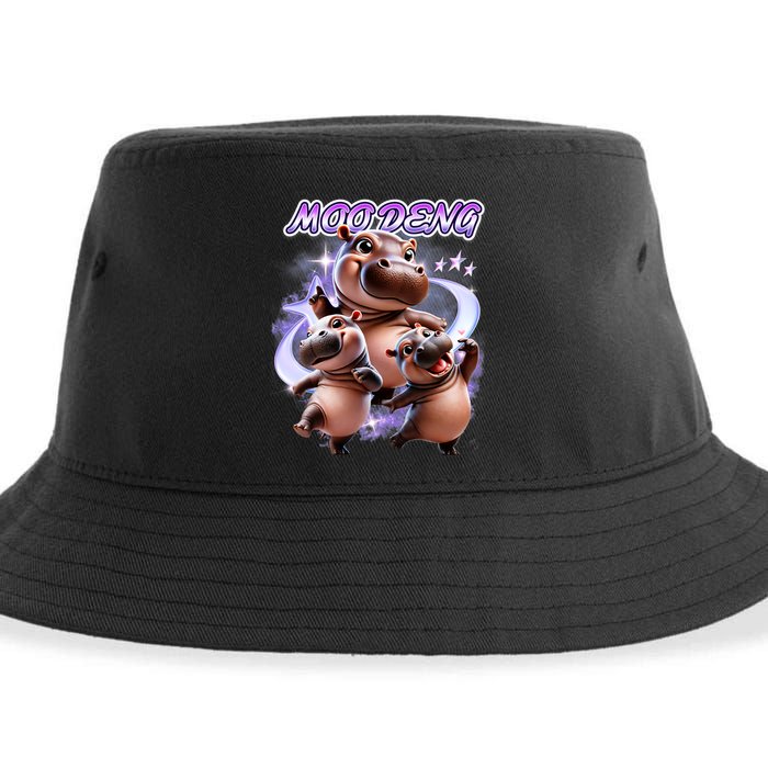 Moo Deng Sustainable Bucket Hat