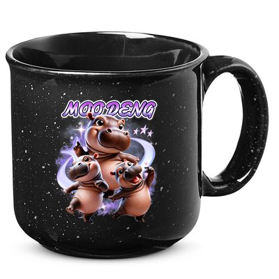 Moo Deng 15oz Campfire Ceramic Mug