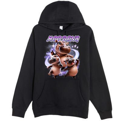 Moo Deng Premium Pullover Hoodie