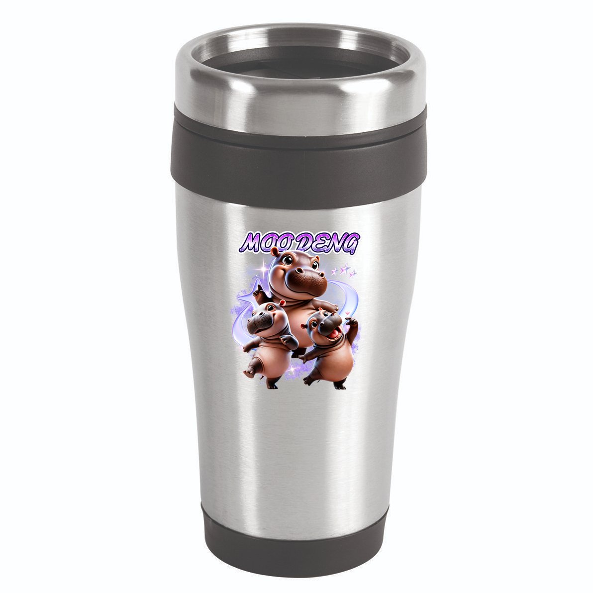 Moo Deng 16oz Travel Tumbler